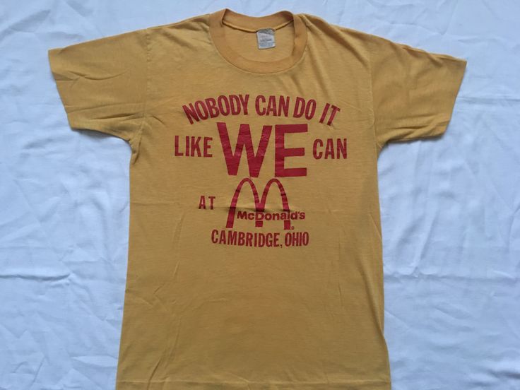 mcdonalds bys shirt