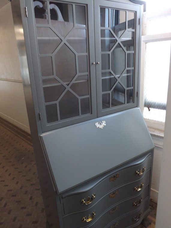 Drop Front Secretary Desk With Hutch Desk Design Ideas Reserved Gray Antique Secretary Desk Hutch Bookcase With Drop Front - Drop Front Secretary Desk With Hutch Desk Design Ideas