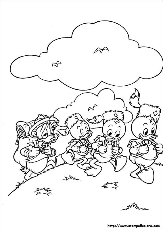 Scrooge McDuck Coloring Pages For Kids Printable Free