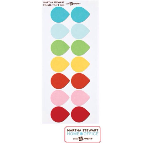 Martha stewart color coding labels