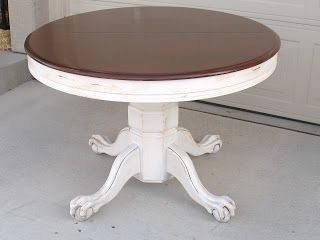 Shabby Redo For You Claw Foot Oak Table Claw Foot Oak Table Redo In 2018 Pinterest And Furniture