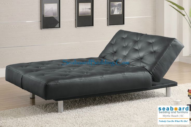 Black Durable Leather Like Vinyl Sofa Bed Make A Statement In Your Living Room With This Versatile Contempor Futon Mattress Leather Sofa Bed Futon, Black Vinyl Sofa Bed