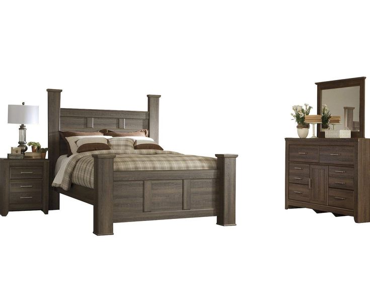Ashley Juararo 4pc E King Poster Bedroom Set In Dark Brown Sincerely Hope That You Actually Li Furniture Sets Queen Ashley Juararo 4pc E King Poster, Signature Design By Ashley Juararo King Poster Bed