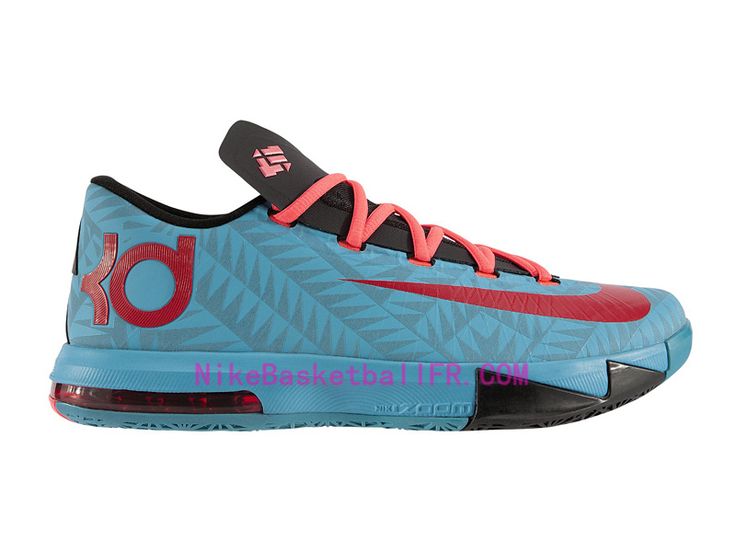 Nike KD 6 N7 Pas Cher Turquoise foncé / Université Rouge-Noir-Rouge 626368