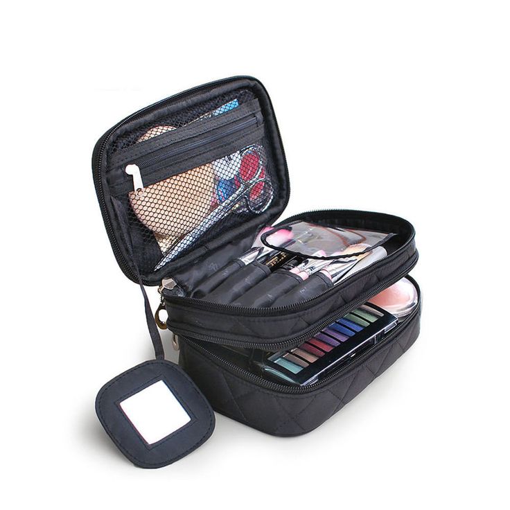 Bolsa de maquillaje de bolsas de bolsas de bolsas de viaje de bolsas largas para mujer Forma de albóndigas organizador Bolsa de maquillaje de bolsas de bolsas de bolsas de viaje de bolsas largas para mujer Forma de albóndigas organizador