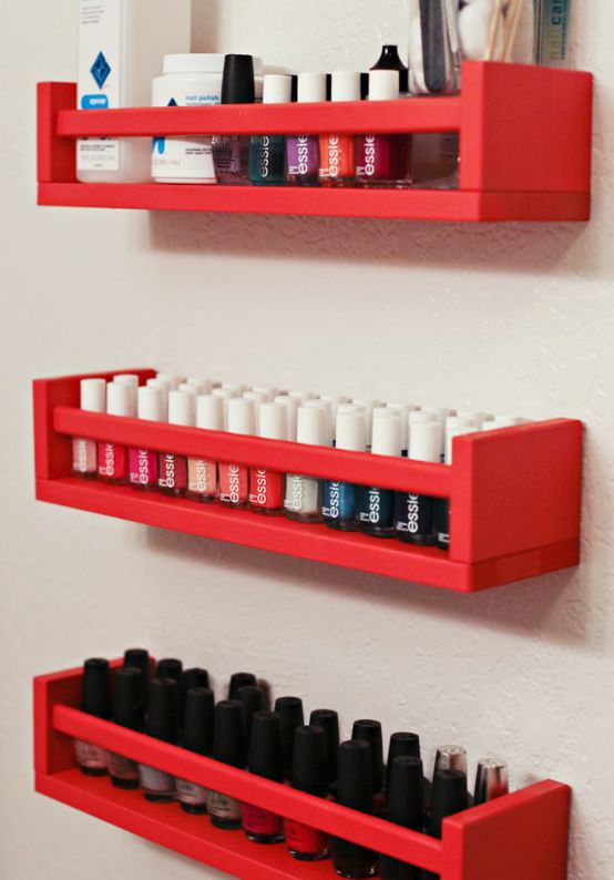 Love Diy Nail Polish Storage Using Ikea E Rack They Are Only Diy Nail Polish Storage Using Ikea E Rack They Are Only 3 99 Each Crafty In 2018 Pinterest And Home
