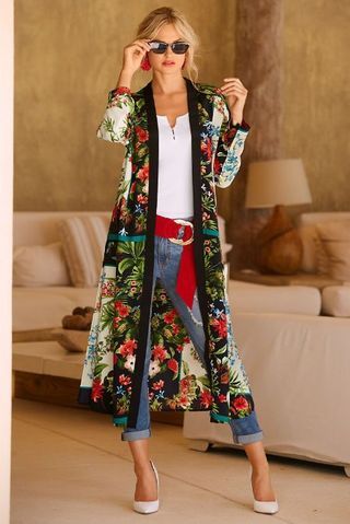 Manual de uso del kimono: 12 formas de llevarlo | Ropa de moda mujer, Ropa de moda, Blusones largos de moda
