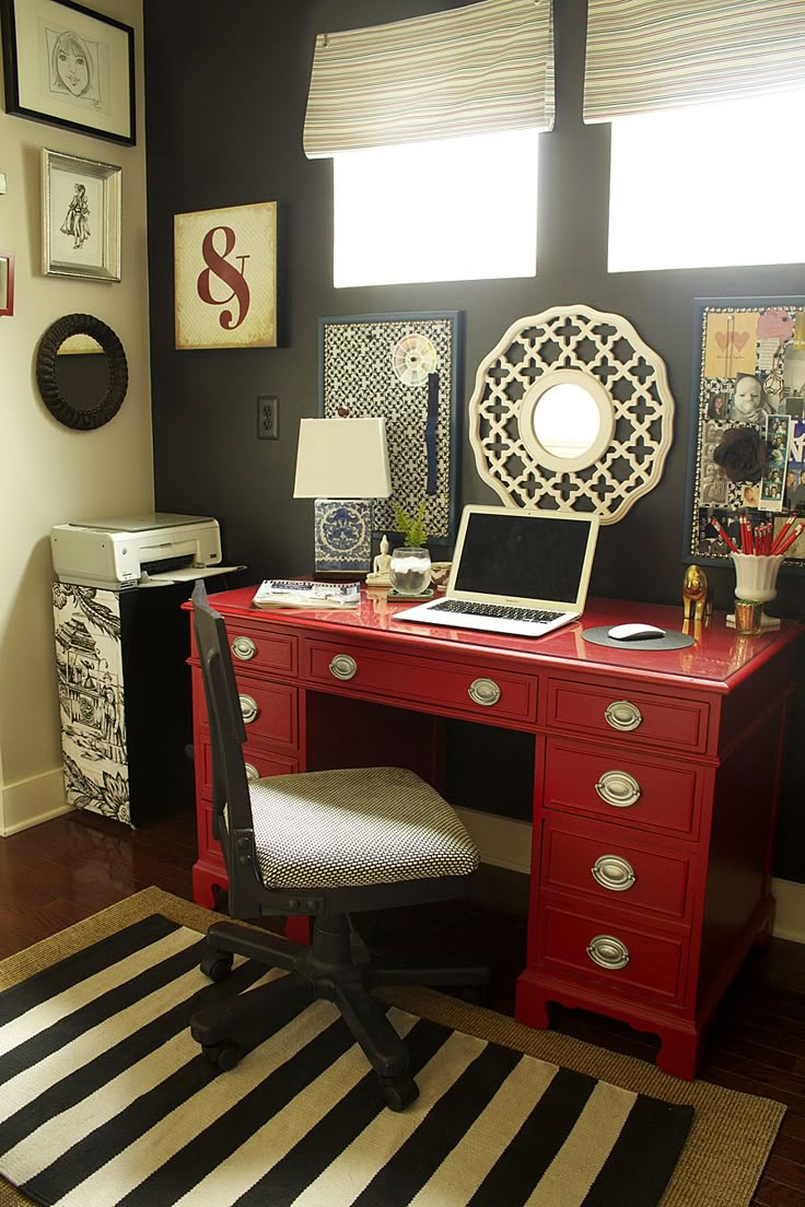 Best 25 Red Office Ideas On Pinterest Red Bedroom Walls Red for home office ideas red for Present Home