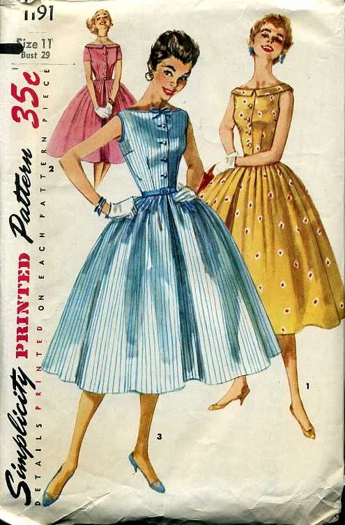 Cheap dress hemming 1957 Cheap dress hemming 1957
