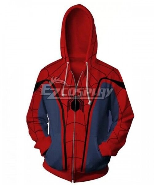 Spider-Man:Homecoming Spiderman Coat Jacket Cosplay Costume Halloween
