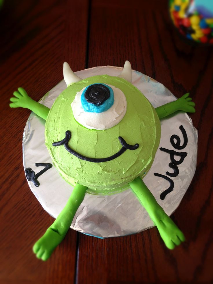 Mike Wazowski Birthday Cake Mike Wazowski Birthday Cake