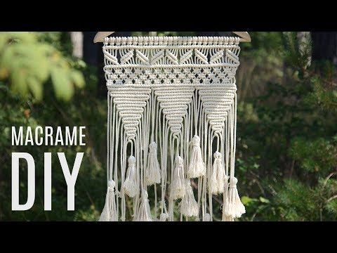 DIY Macrame Wall Hanging | Video Tutorials DIY Macrame Wall Hanging | Video Tutorials