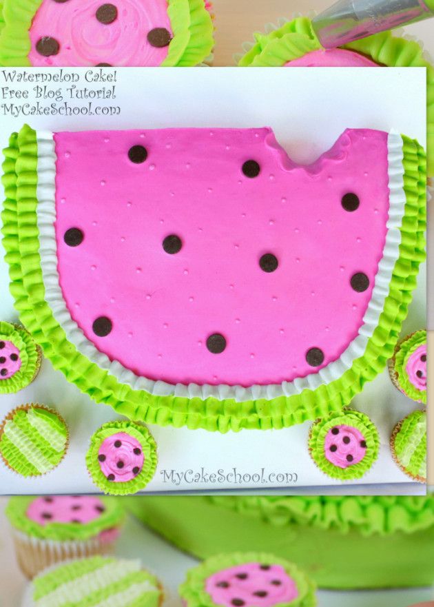 544 best Buttercream Cake Designs images on Pinterest ...
