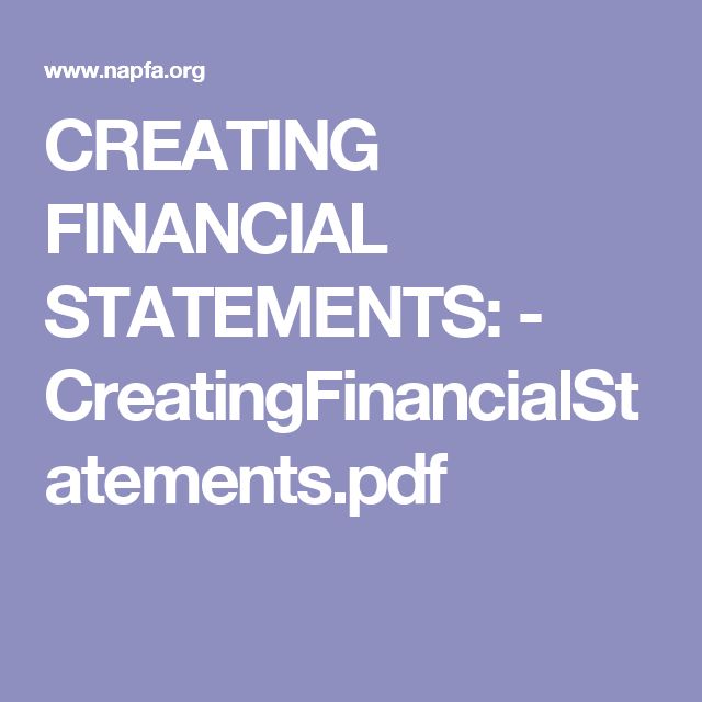 CREATING FINANCIAL STATEMENTS - CreatingFinancialStatementspdf - sample personal financial statement form CREATING FINANCIAL STATEMENTS - CreatingFinancialStatementspdf - sample personal financial statement form