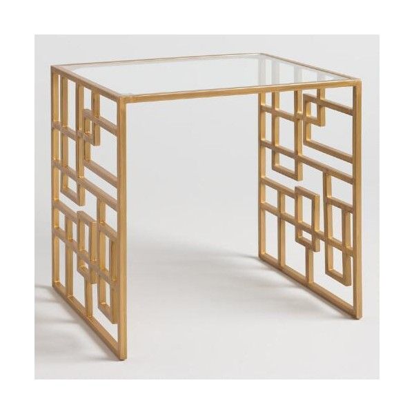Cost Plus World Market Rose Gold Tomlin Accent Table With Cost Plus World Market Rose Gold Tomlin Accent Table With Gl Top 100 Liked On Polyvore Featuring Home Furniture Tables