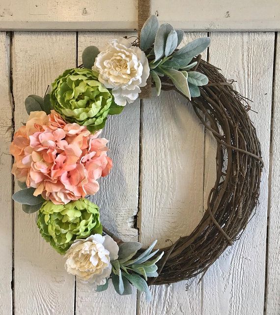 Farmhouse Wreath Grapevine Front Door Lar Spring Wreath Grapevine Front Door Summer Large