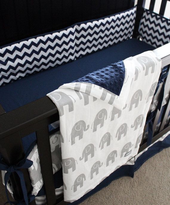 Elephant Crib Bedding Navy And Grey Baby By Giggle Elephant Crib Bedding Navy And Grey Baby By Gigglesixbaby