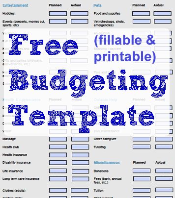 zero based budgeting forms make budgeting so much easier