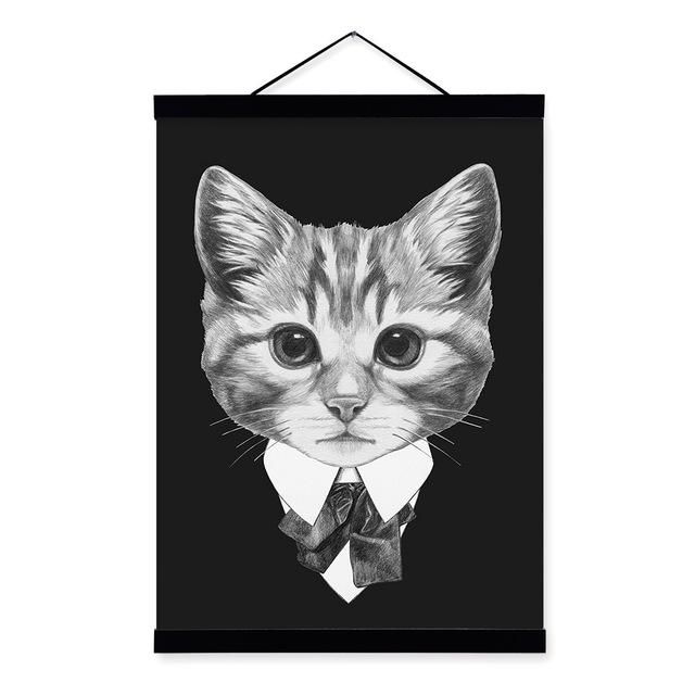 Tabby Cat Print Tabby Dreamer by I Garmashova
