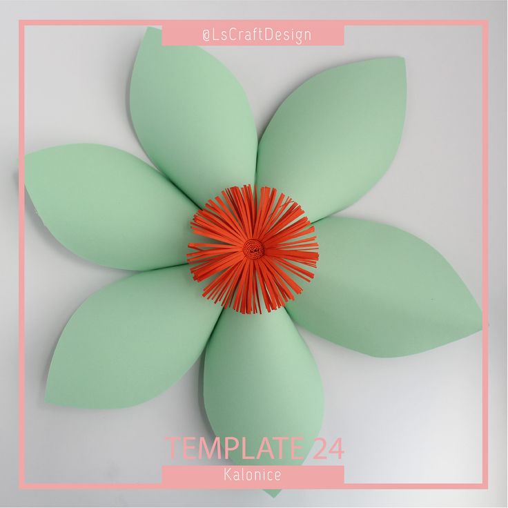 PDF Paper Flower Paper Flower Template Giant Paper Flowe