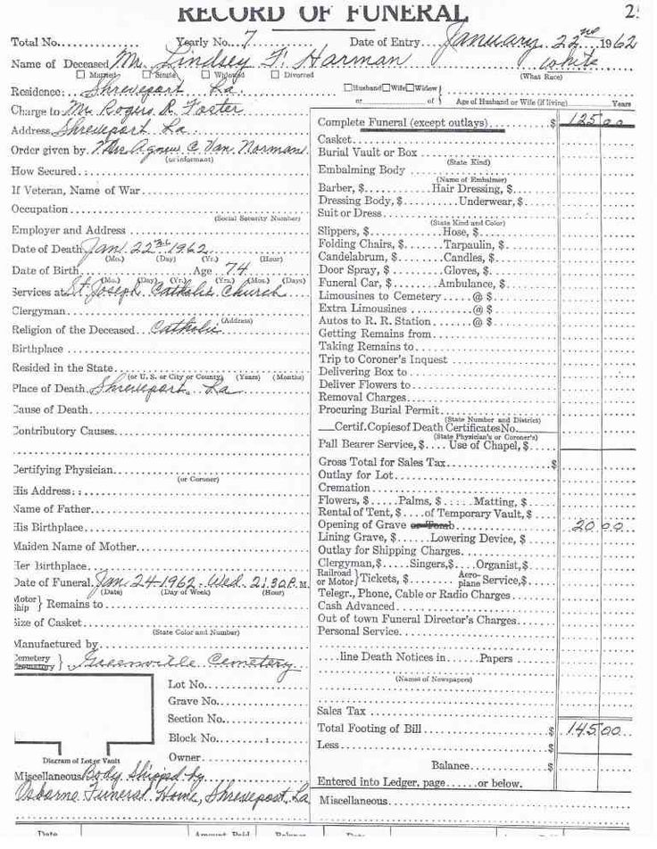 Finding Funeral Home Records For Ancestors
