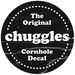 Chuggles Cornhole Decals