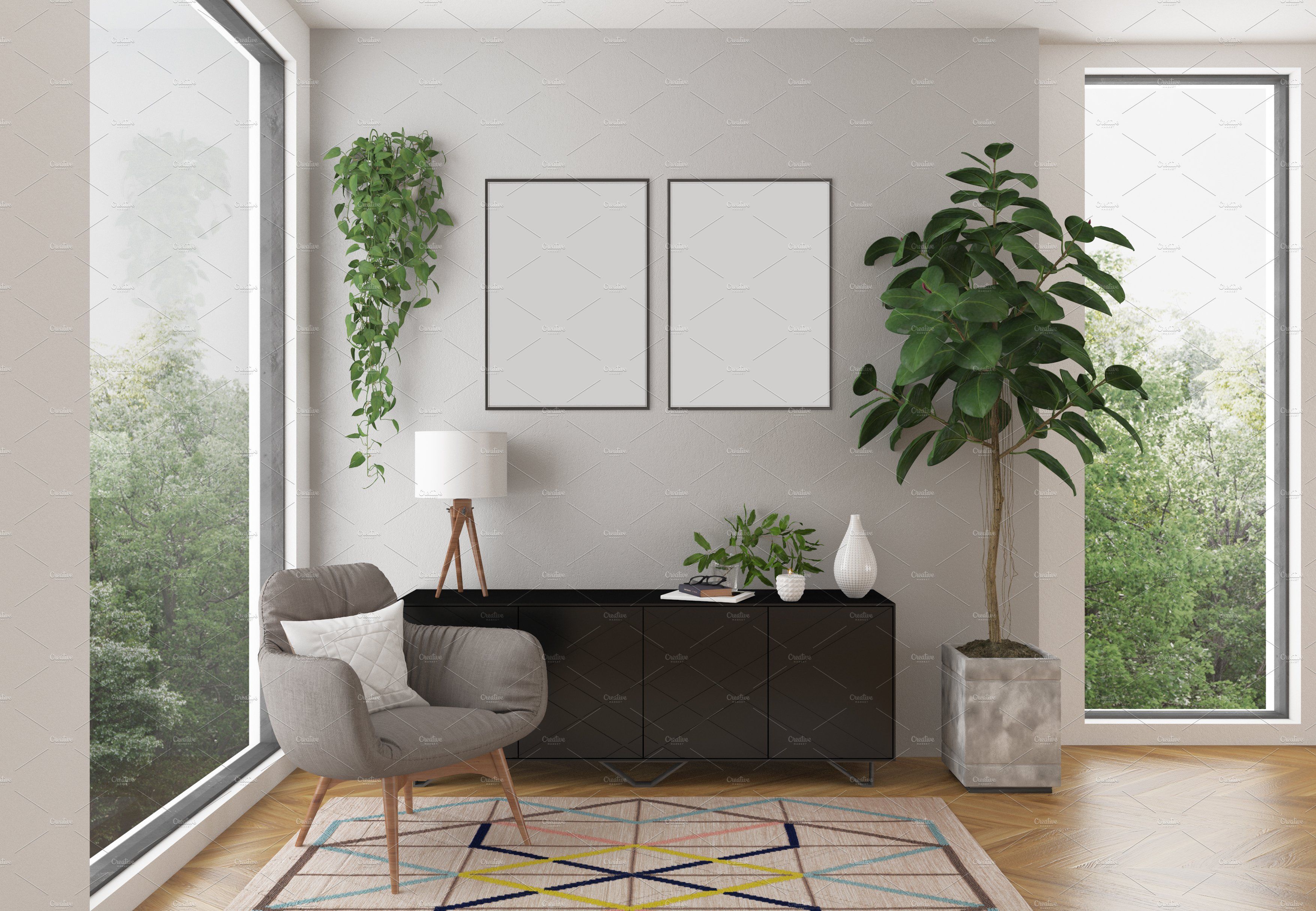 Download 7700+ Free Wall Art Mockup Generator DXF Include | Sticker Mockups PSD