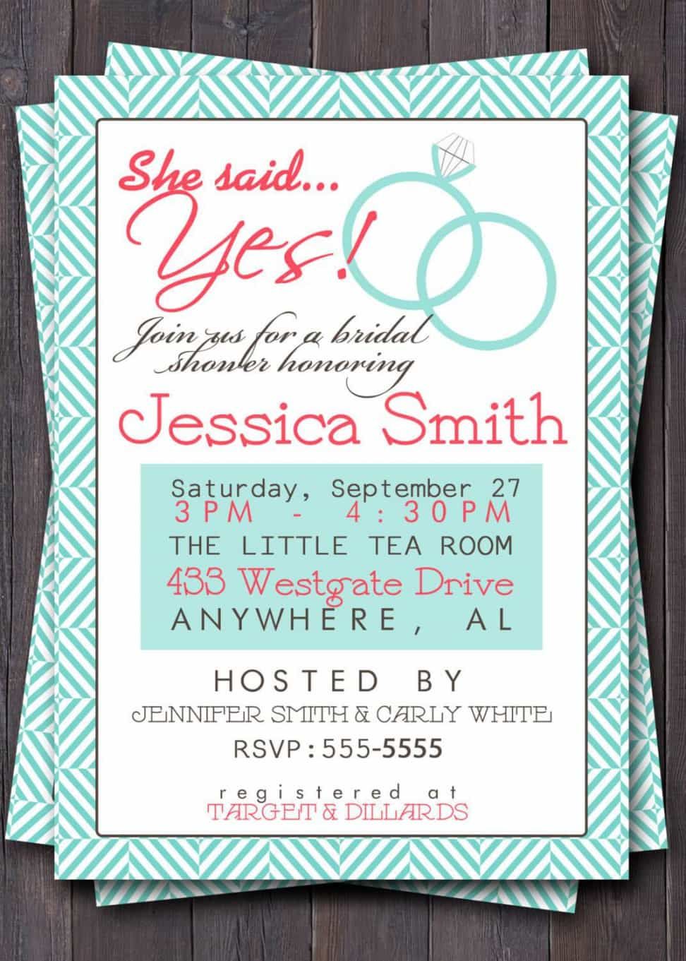 create own wedding shower invitation wording designs egreeting ecards Bridal Shower Invitatio...