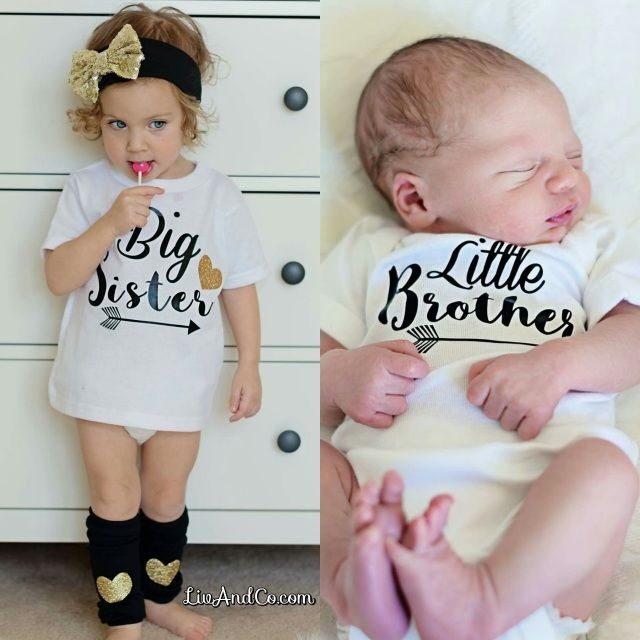 I Love My Brothers Adorable Cute Best Sister Family Toddler Romper Bodysuit