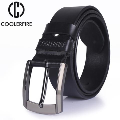 Men High Quality Genuine Leather Belt Luxury Designer Belts Men Cowskin