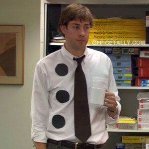 Pin By Hans On Costumes Jim Halpert Halloween Costumes Three Hole Punch Punny Costumes
