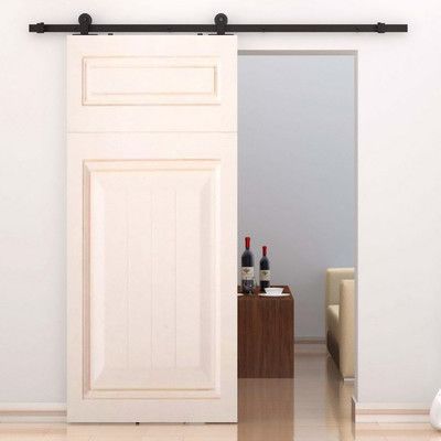 Interior Sliding Standard Single Barn Door Hardware Kit Wood Doors Sliding Barn Door Hardware, Interior Sliding Barn Door With Hardware
