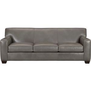 Cameron Leather Queen Sleeper Sofa In Sleeper Sofas Crate And Barrel Leather Sleeper Sofa Stylish Sofa Bed Modern Leather Sofa