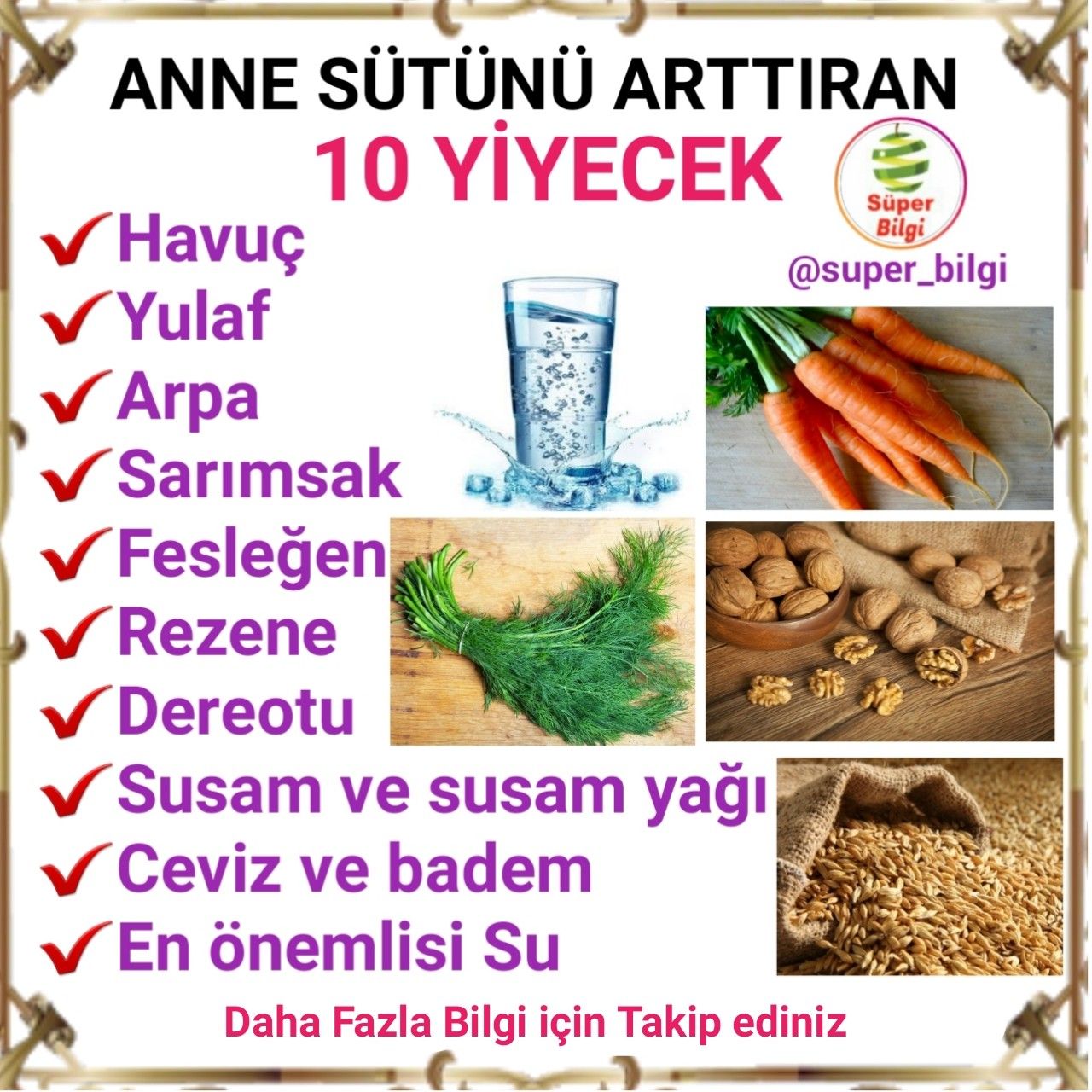 Anne Sütü Artırmak İçin Öneriler ✔Süt besleyiciliği ve miktarını artıran en önemli etken su tüketimidir. Günde en az 2-3 litre sıvı tüketmeli ve her emzirme sonrası kaybettiğiniz sıvıyı takviye etmelisiniz. Anne sütünü artıran içecekler ile takviye alabilir ve aynı zamanda süt kalitenizi artırabilirsiniz. Mevsim meyvelerini tüketmeye özen göstermelisiniz. Mevsimi olmayan meyvelerde bol miktarda kimyasal takviye bulunabildiğinden, bu meyveler anne sütünü arttıran besinlerlistesinde yer almamakt Beef, Food, Meat, Essen, Meals, Yemek, Eten, Steak