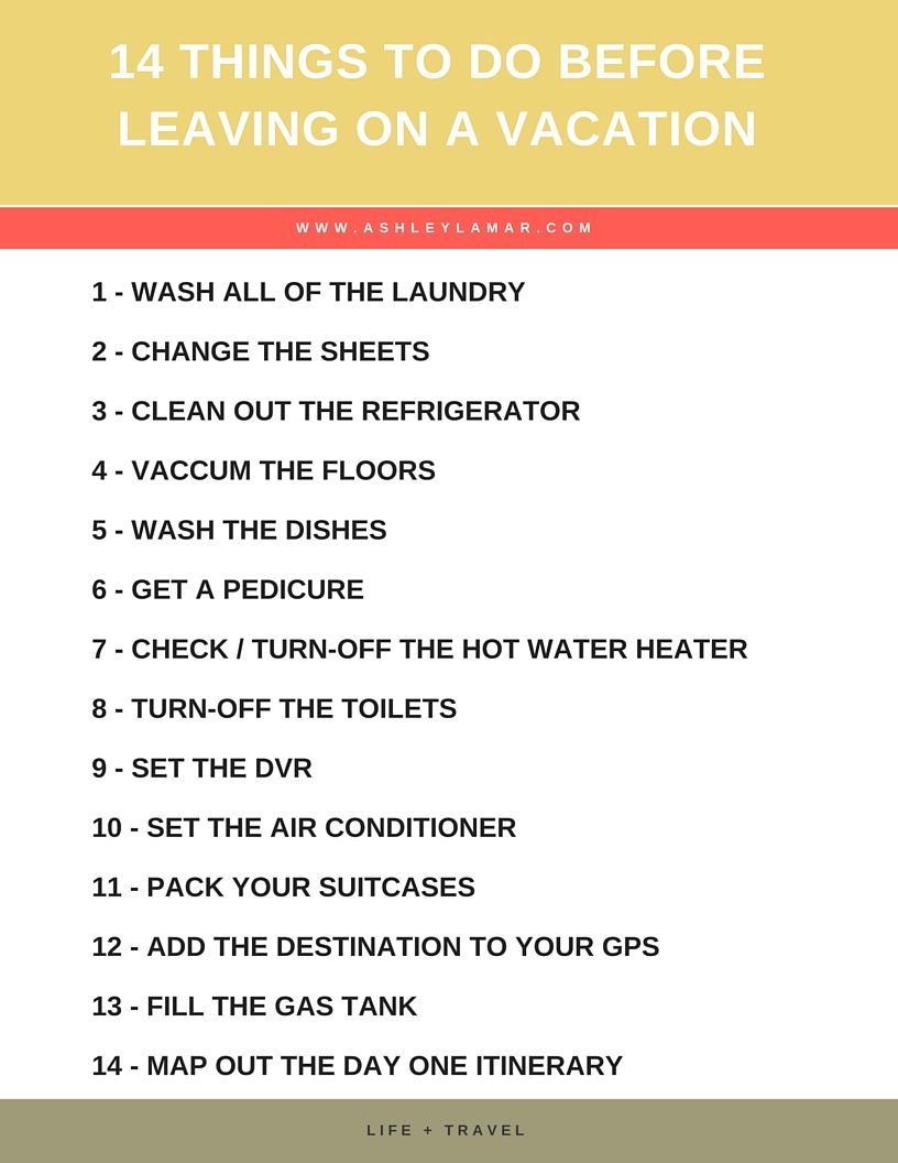 What to do on vacation 15 What to do on vacation 67