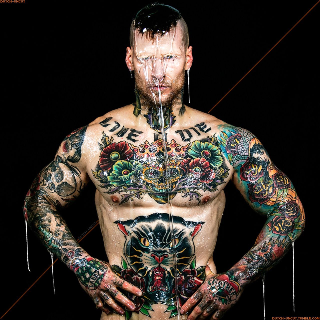 naked man tattoo Naked man tattoo