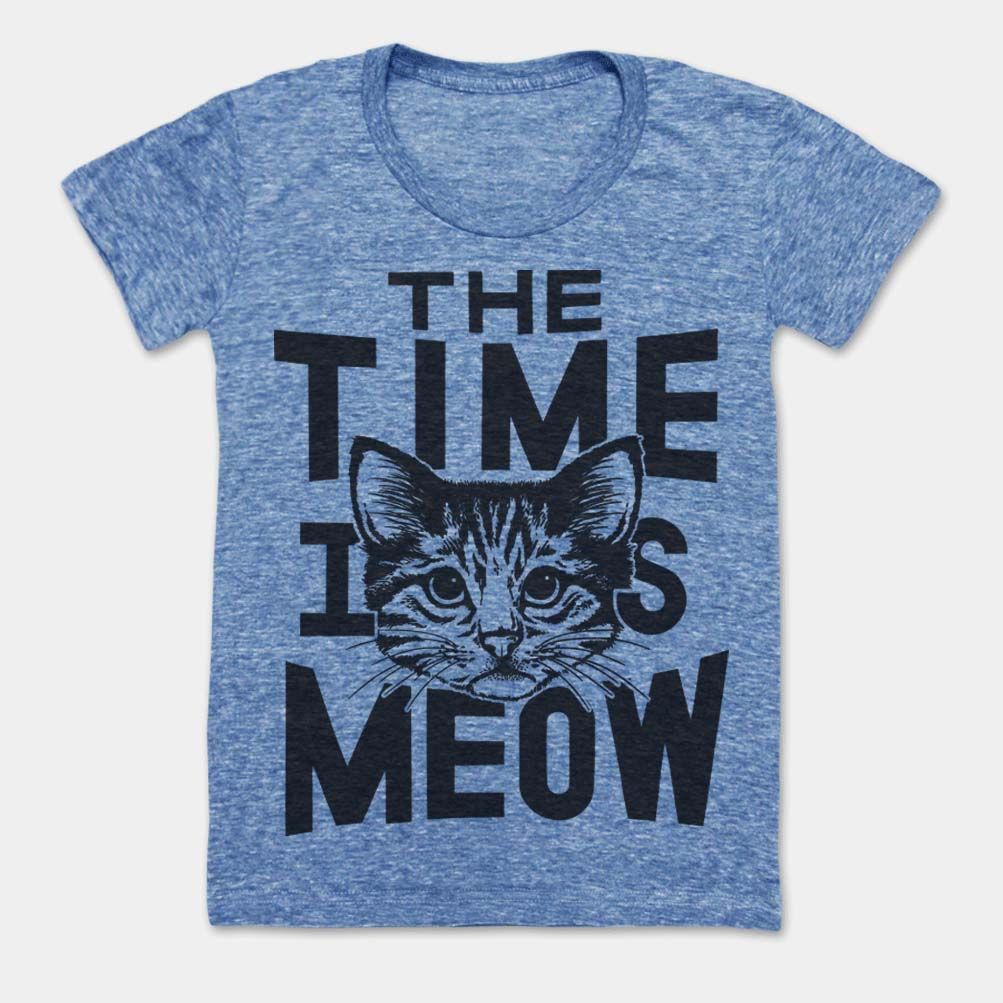 the time is meow t shirt to wear pinterest catalog ios clothing catalog