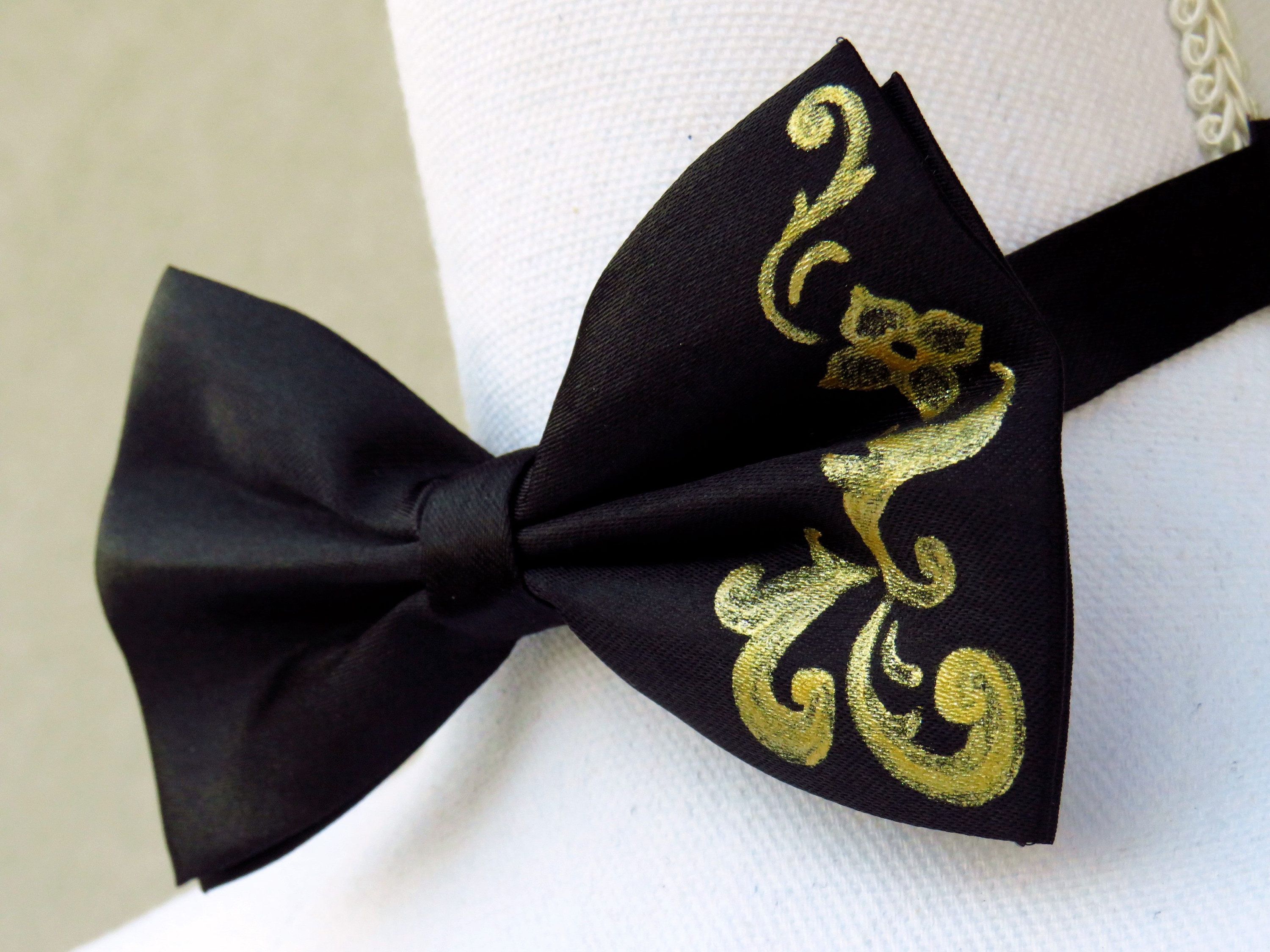 ELEGANTE FARFALLINO CRAVATTA A FARFALLA PAPILLON NERO