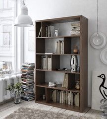 El librero Hamptons es una pieza de diseño que protagonizará el espacio en que se exhiba. Su marcado perímetro hace resaltar la composición de las divisiones sobre cada entrepaño, actuando también como superficie de reposo para los libros o demás objetos que se decidan acomodar. Material: MDF de alta calidad chapeado de madera natural de Nogal, Fresno o Wengue (según tu elección) barnizado con laca semi-mate. Patas en perfil de Acero laqueado de alta resistencia. Mantenimiento: Limpiar co... #deptodublin
