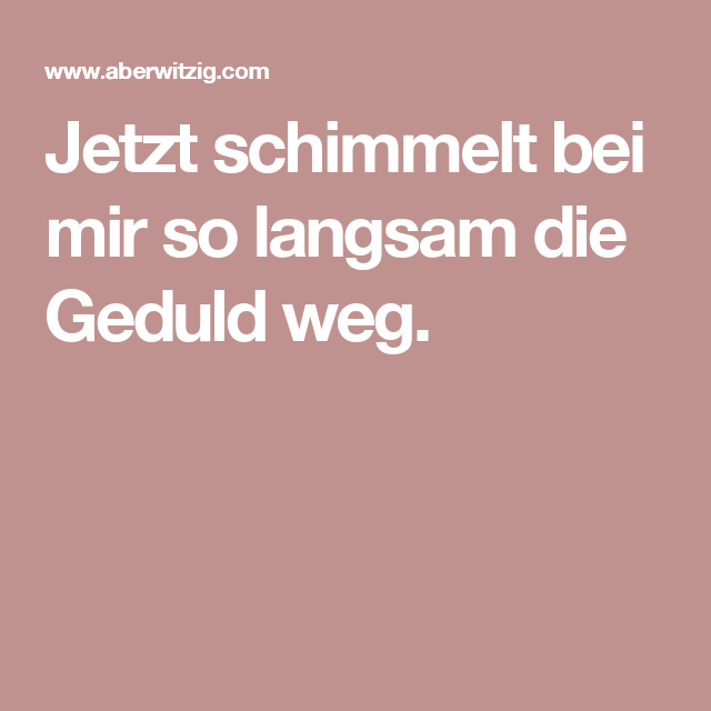 Kennenlernen zu langsam