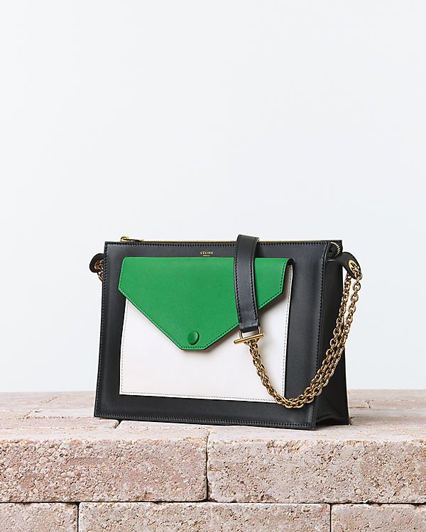 CÉline Summer 2017 Leather Goods And Handbags Collection Pocket CÉline Summer 2017 Leather Goods And Handbags Collection Pocket Handbag Smooth Calfskin Grass 175083una 30gg