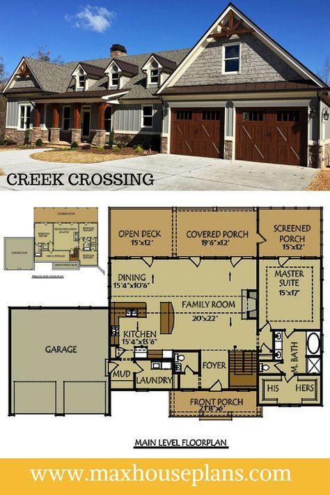 4 Bedroom Floor Plan Ranch House Plan By Max Fulbright Designs Ranch Style House Plans House Plans Farmhouse Ranch House Plans