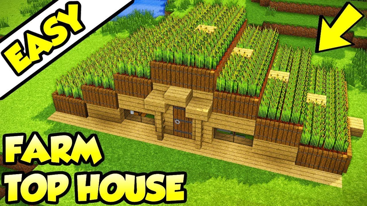 Minecraft The Ultimate Survival House Tutorial How To Build Youtube Minecraft Farm Minecraft Survival Minecraft