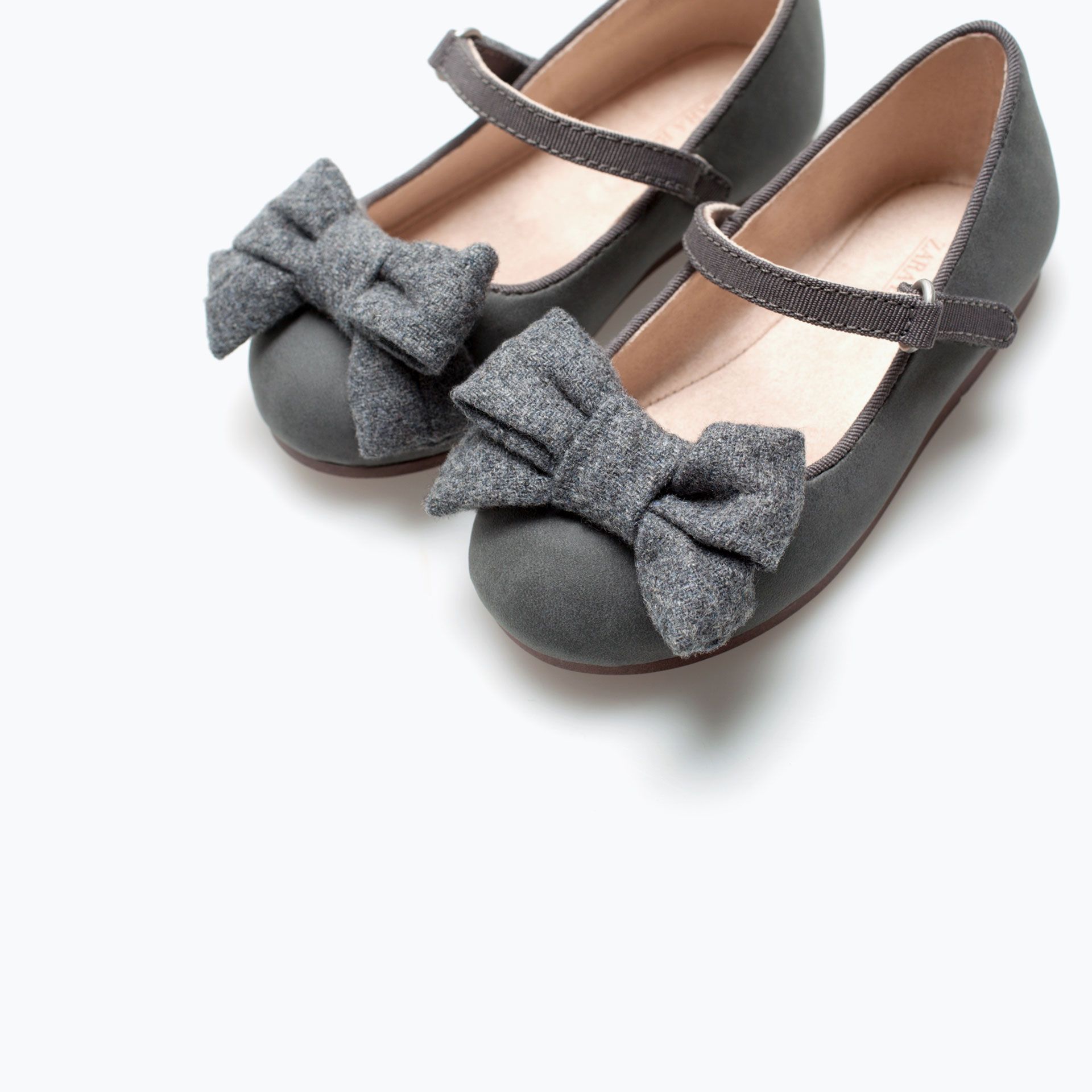 zara bow flats