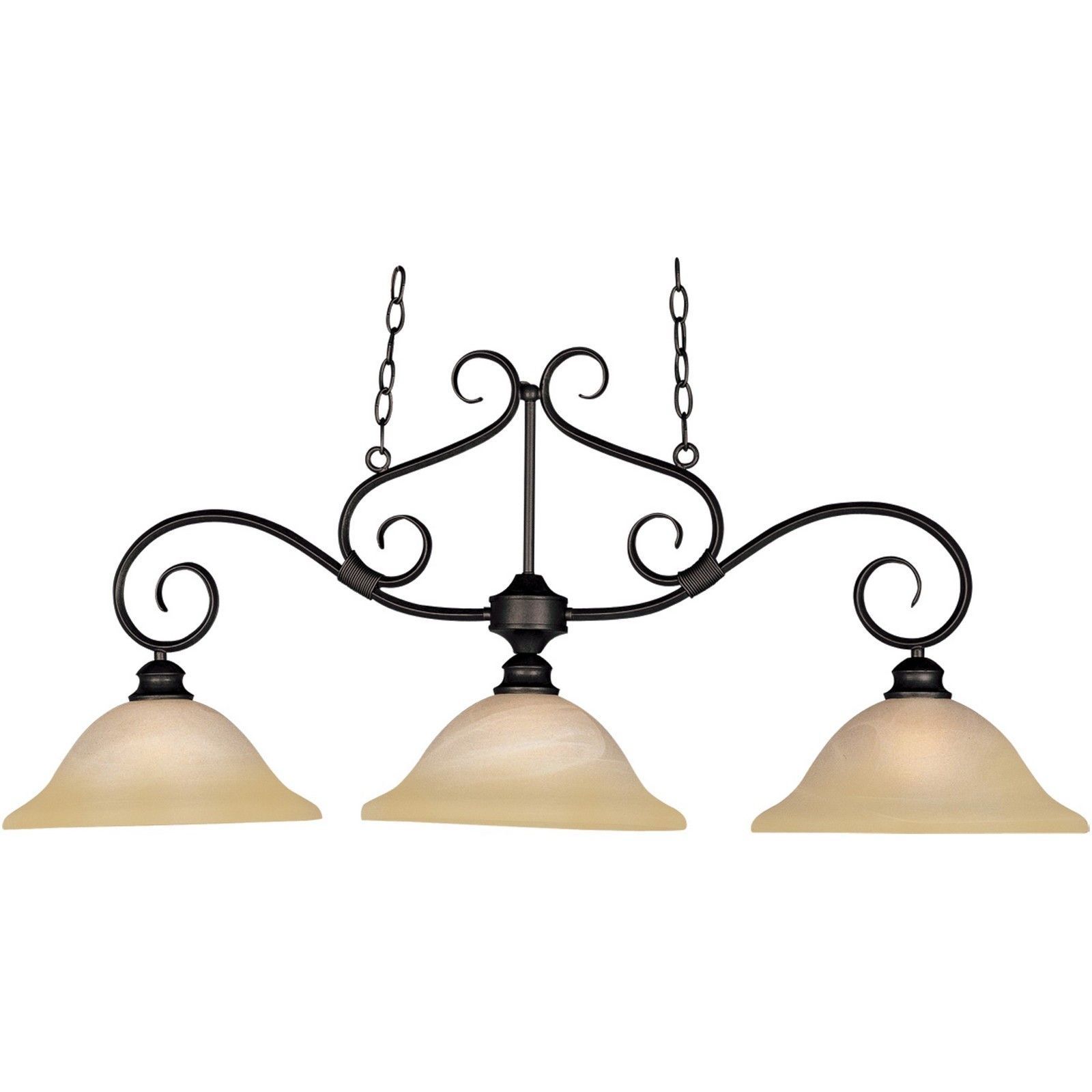 Stewart 5 Light Alabaster Chandelier with Marbleized Glass Shades Stewart 5 Light Alabaster Chandelier with Marbleized Glass Shades