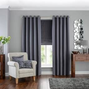 Hotel Venice Grey Blackout Eyelet Curtains Дизайн Pinterest Blackout Curtains Curtain Lining