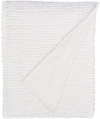 Full Beatrice Home Fashions Channel Chenille Bedspread White