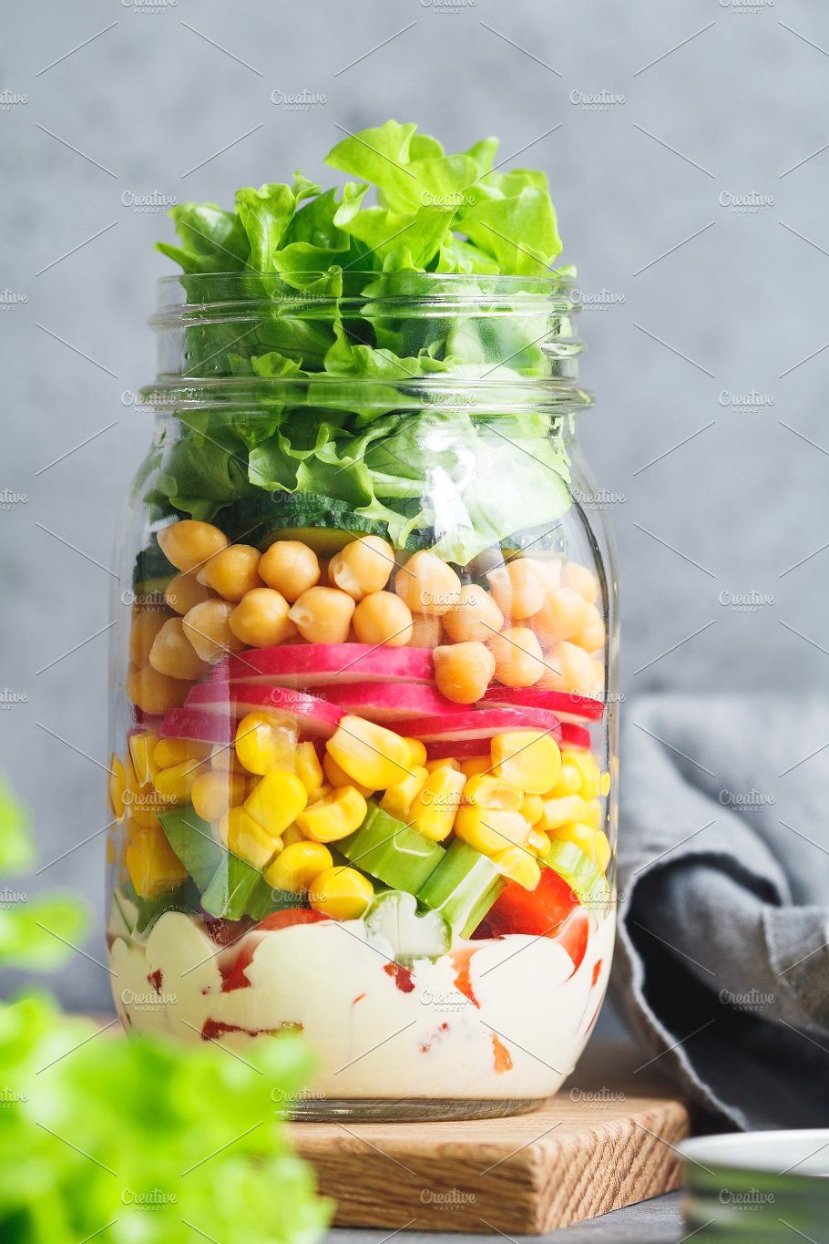 Single salad