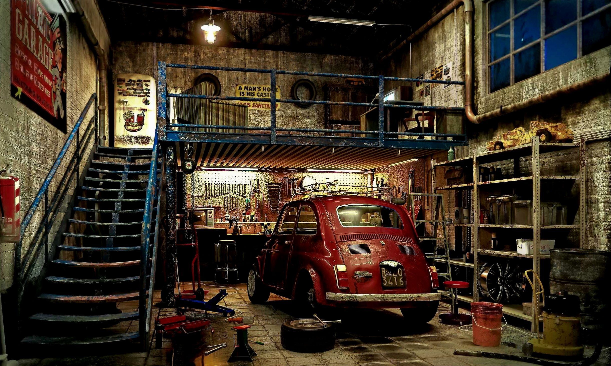 Awesome Ford Garage Construction Awesome Ford Garage Construction