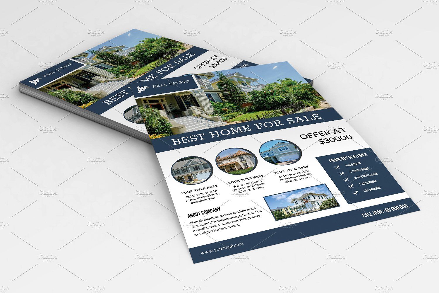 real estate flyer template v652 color page cmyk mode best color paper for flyers